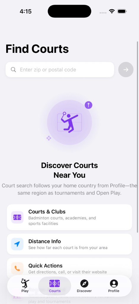Court finder search