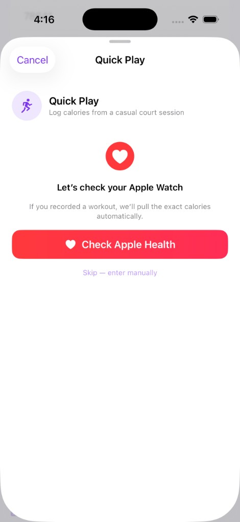 Apple Health check